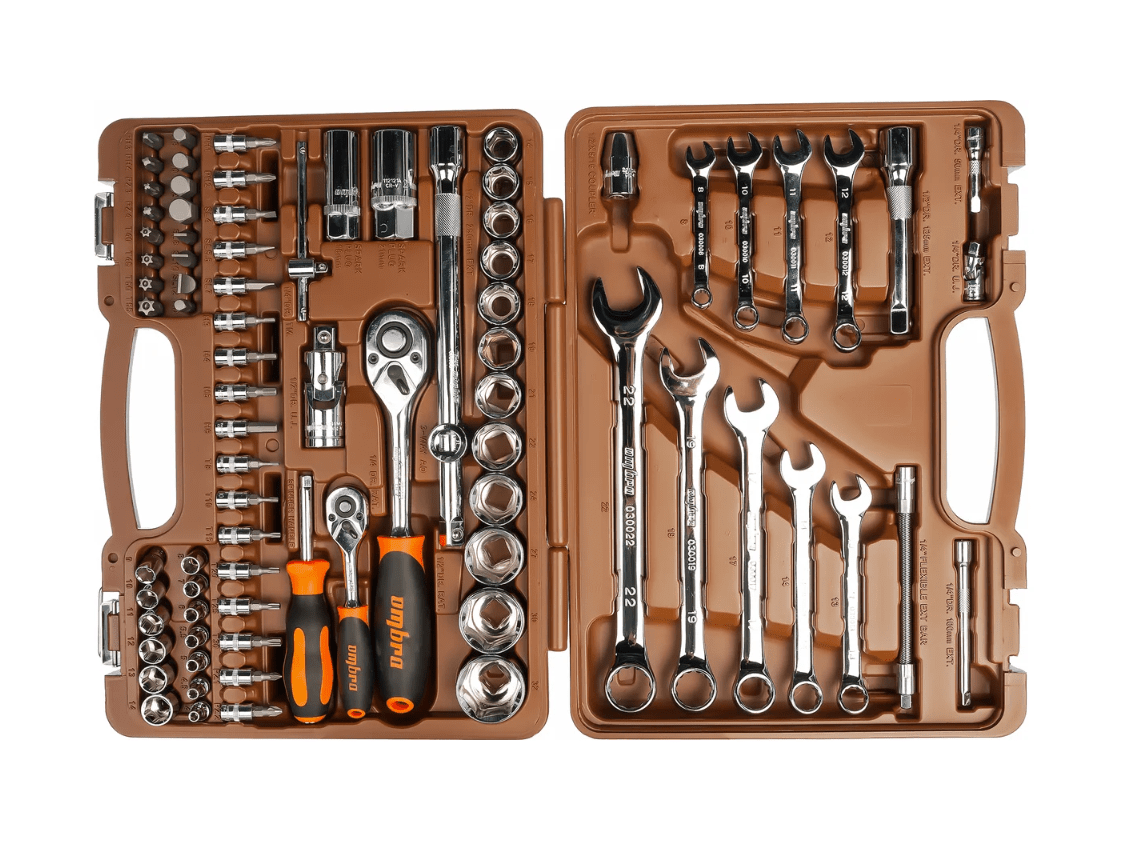 Набор универсального инструмента OMBRA 1/4", 1/2"DR (82 предм.) OMT82S