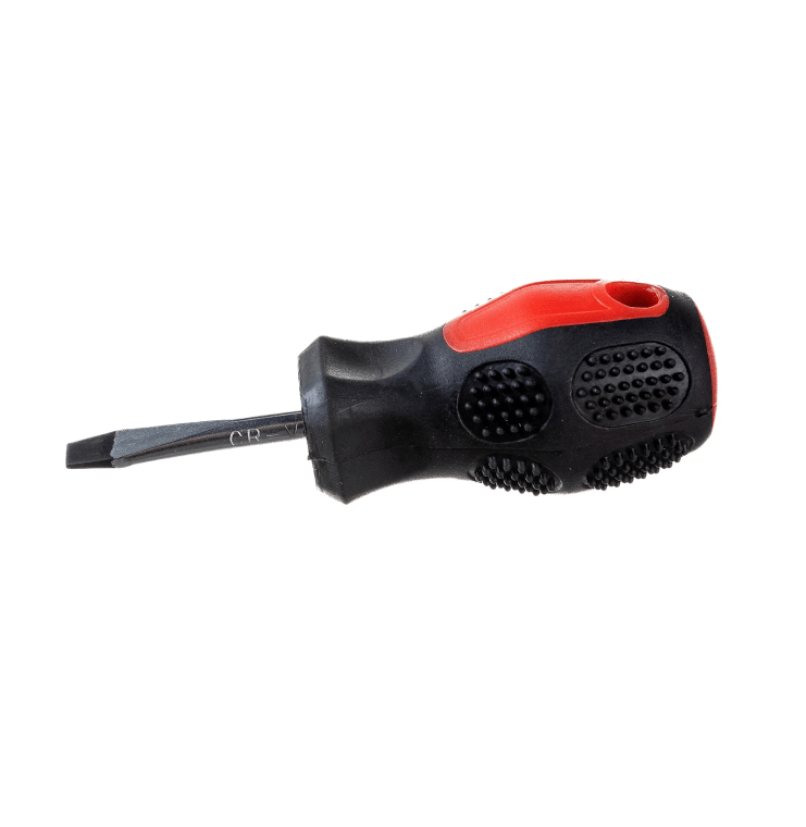 Отвертка MATRIX "Anti-Slip" CrV двухкомпонентная рукоятка SL5 х 38 мм, 12202