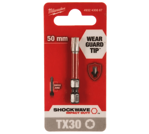 Бита Milwaukee SHOCKWAVE TX30 50мм 4932430887