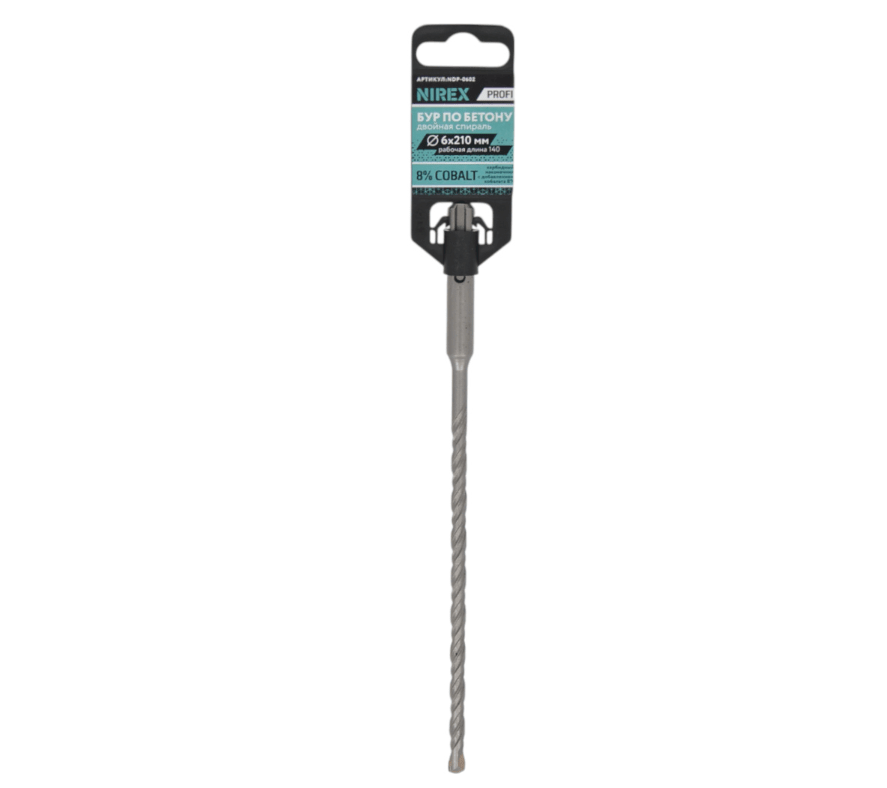 Бур NIREX Profi SDS+ 6*210 NDP-0602