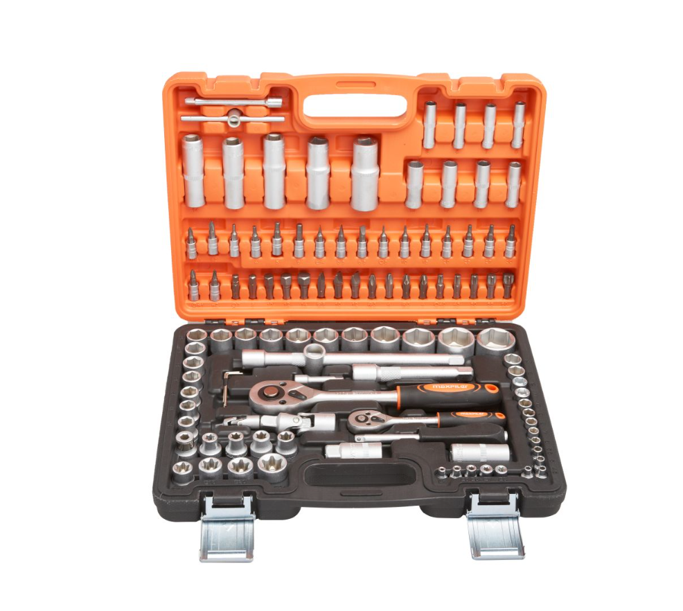 Набор инструмента MAXPILER MXT-108-SET (108 предметов, 1/2" и 1/4", CrV) MXT-108-SET