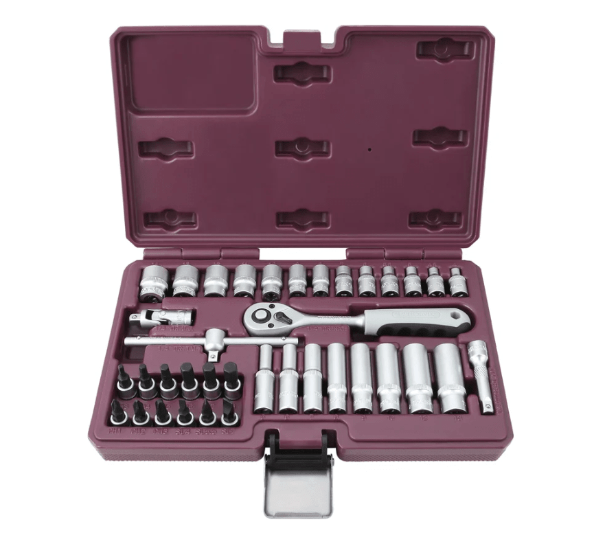 Набор инструмента THORVIK 1/4"DR, 38 предметов TS038 (UTS0038)