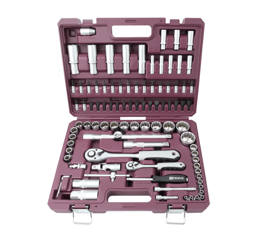 Набор инструмента универсальный THORVIK 1/4", 1/2"DR 94 предметов TS094/12 (UTS0094/12)